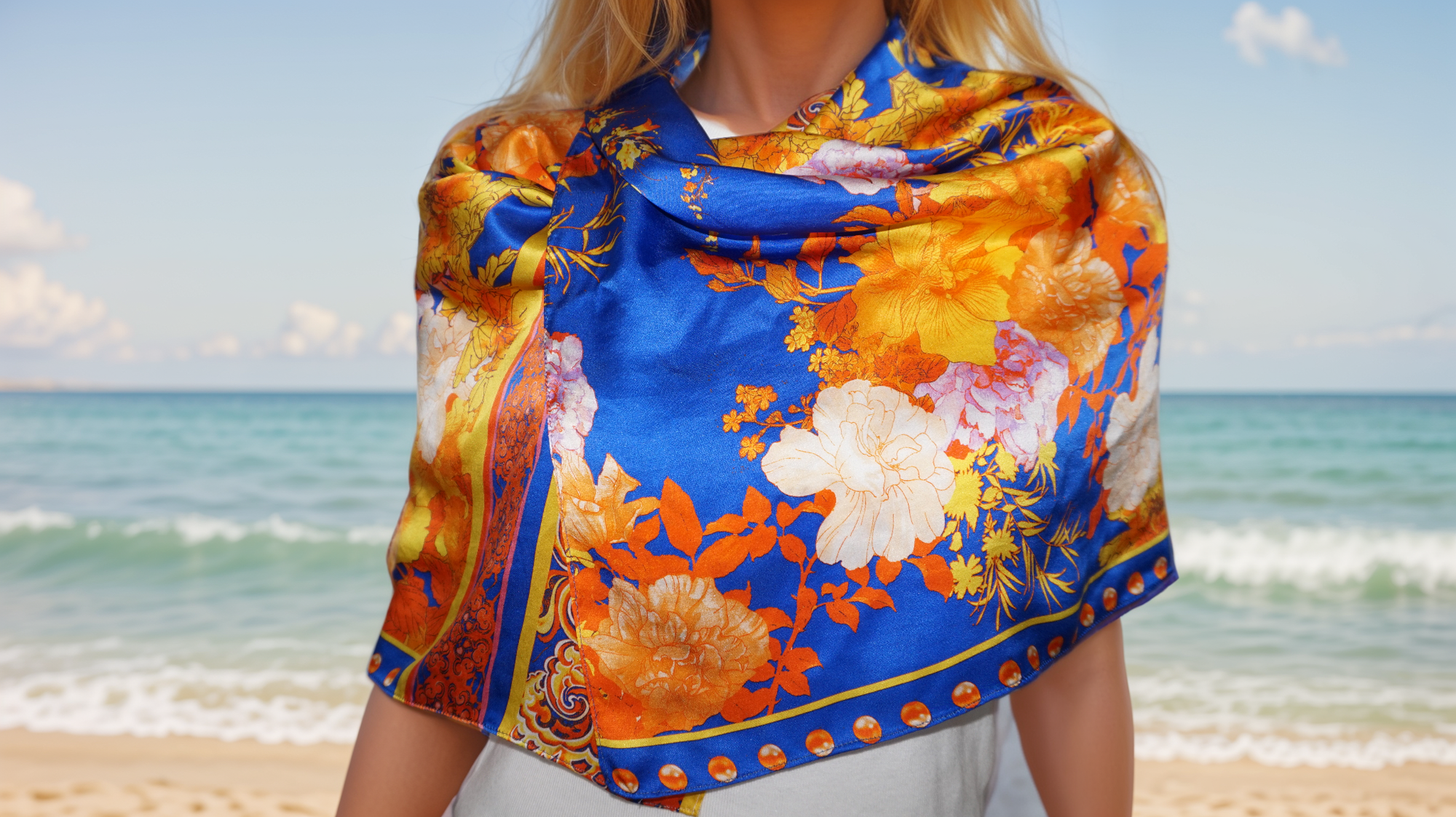 Indulge in pure luxury of silk scarves