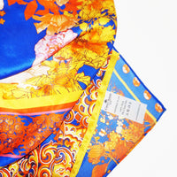 Island bloom. Artisan Italian Silk Scarf. Handmade in USA