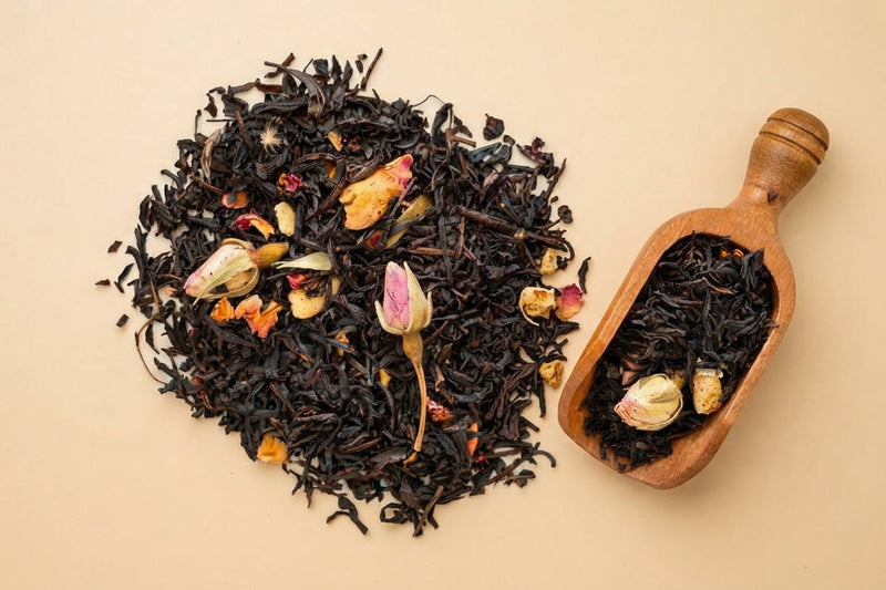 Marzipan & Rose Black Tea, Loose Leaf