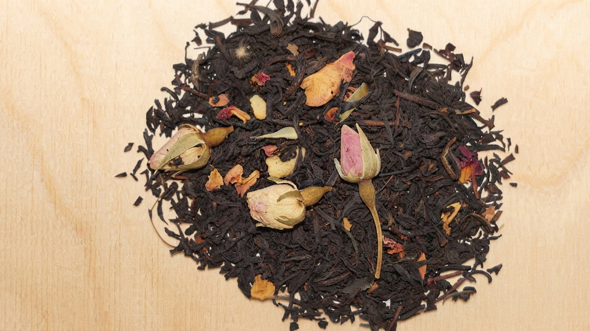 Marzipan & Rose Black Tea, Loose Leaf