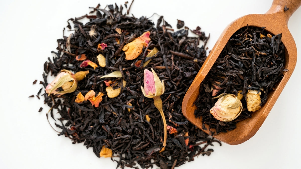 Marzipan Walnut Rose Black Tea, Loose Leaf, 1.5oz.